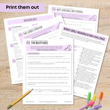 Load image into Gallery viewer, Thoughts From the Mount of Blessings Study Guide