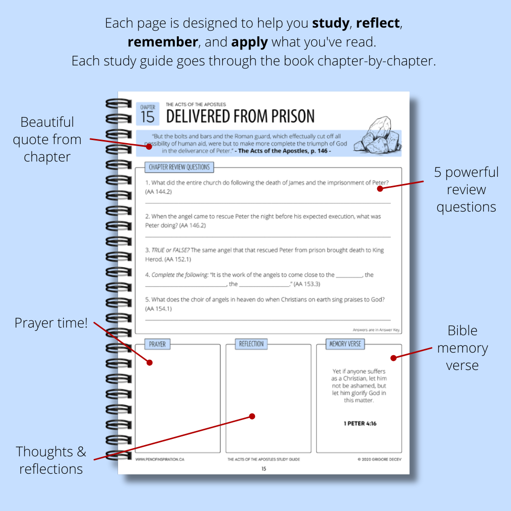 The Acts of the Apostles Study Guide – Pen of Inspiration