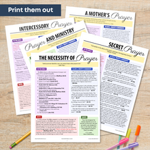 Load image into Gallery viewer, Prayer Reference Guides: Bible and Spirit of Prophecy