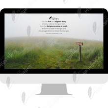 Load image into Gallery viewer, First & Highest Duty Screen Background