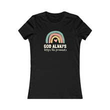 Load image into Gallery viewer, "God Always Keeps His Promises" Women's Tee - Dark