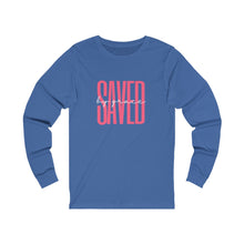 Load image into Gallery viewer, "Saved by Grace" Long Sleeve Tee