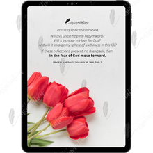 Load image into Gallery viewer, Questions Before Marriage Screen Background