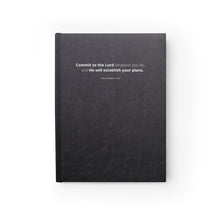 Load image into Gallery viewer, "Commit to the Lord" Entrepreneur Journal - Ruled Line