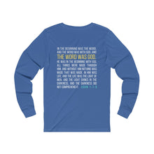 Load image into Gallery viewer, "The Word was God" Long Sleeve Tee