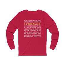 Load image into Gallery viewer, "The Word was God" Long Sleeve Tee