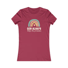 Load image into Gallery viewer, "God Always Keeps His Promises" Women's Tee - Dark