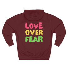 Load image into Gallery viewer, "Love Over Fear" Hoodie