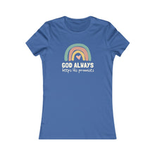 Load image into Gallery viewer, "God Always Keeps His Promises" Women's Tee - Dark
