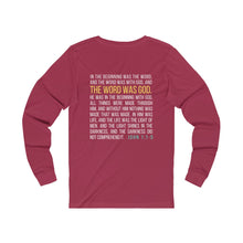 Load image into Gallery viewer, "The Word was God" Long Sleeve Tee