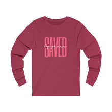 Load image into Gallery viewer, "Saved by Grace" Long Sleeve Tee