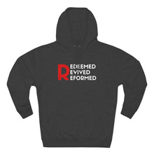 Load image into Gallery viewer, "Redeemed, Revived, Reformed" Hoodie - Dark