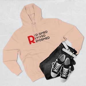 "Redeemed, Revived, Reformed" Hoodie - Light