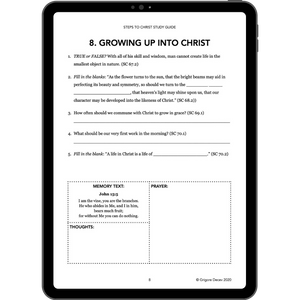 Steps to Christ Study Guide