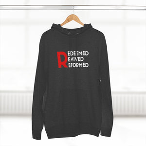 "Redeemed, Revived, Reformed" Hoodie - Dark
