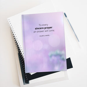 "An Answer Will Come" Prayer Journal - Blank