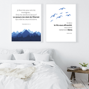 Inspirational Bible Verses for Overcoming - French Version