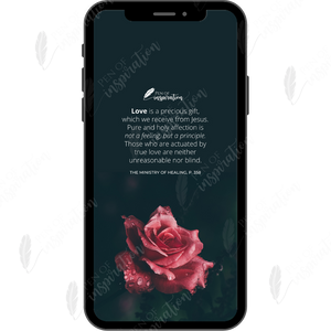 Love is a Principle Screen Background