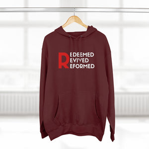 "Redeemed, Revived, Reformed" Hoodie - Dark