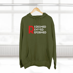 "Redeemed, Revived, Reformed" Hoodie - Dark