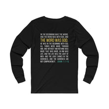 Load image into Gallery viewer, &quot;The Word was God&quot; Long Sleeve Tee
