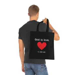 God is Love Tote - Black