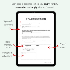 Christ's Object Lessons Study Guide