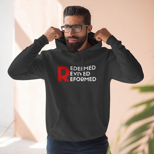 "Redeemed, Revived, Reformed" Hoodie - Dark