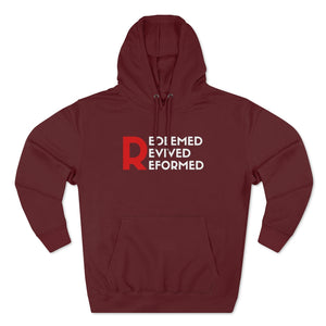 "Redeemed, Revived, Reformed" Hoodie - Dark