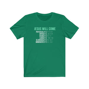 "Jesus Will Come" Tee