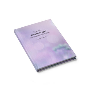 "An Answer Will Come" Prayer Journal - Blank