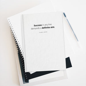 "Success In Any Line" Entrepreneur Journal - Blank