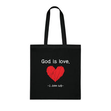 Load image into Gallery viewer, God is Love Tote - Black
