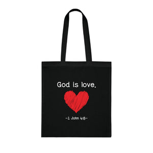 God is Love Tote - Black