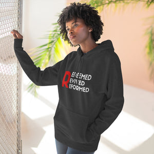 "Redeemed, Revived, Reformed" Hoodie - Dark